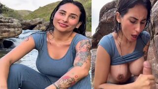 FOLLANDO EN EL RIO MIENTRAS MI AMIGAS ME ESPERABAN Jenifer Play